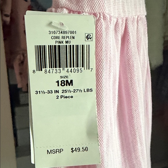 Polo by Ralph Lauren Pink Striped Kids Dress - Picture 3 of 3